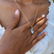 Load image into Gallery viewer, READY TO SHIP Civa Fiji Keshi Saltwater Pearl Necklace - 14k Gold Fill FJD$