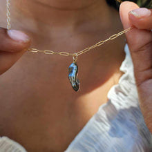 Load image into Gallery viewer, READY TO SHIP Civa Fiji Keshi Saltwater Pearl Necklace - 14k Gold Fill FJD$