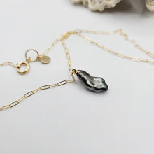 Load image into Gallery viewer, READY TO SHIP Civa Fiji Keshi Saltwater Pearl Necklace - 14k Gold Fill FJD$