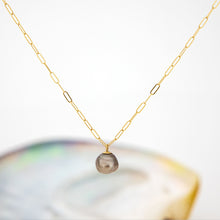 Load image into Gallery viewer, READY TO SHIP Civa Fiji Keshi Saltwater Pearl Necklace - 14k Gold Fill FJD$
