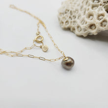 Load image into Gallery viewer, READY TO SHIP Civa Fiji Keshi Saltwater Pearl Necklace - 14k Gold Fill FJD$