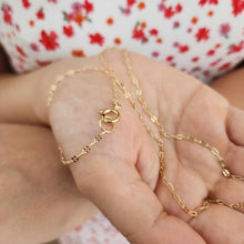 Load image into Gallery viewer, READY TO SHIP Fancy Fine Chain - 14k Gold Fill FJD$