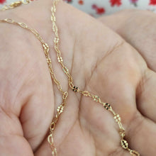 Load image into Gallery viewer, READY TO SHIP Fancy Fine Chain - 14k Gold Fill FJD$