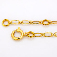 Load image into Gallery viewer, READY TO SHIP Textured Paperclip Chain - 14k Gold Fill FJD$