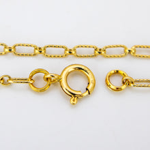 Load image into Gallery viewer, READY TO SHIP Textured Paperclip Chain - 14k Gold Fill FJD$
