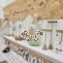 Load image into Gallery viewer, READY TO SHIP Freshwater Keshi Pearl Choker Necklace - 14k Gold Fill FJD$