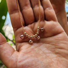 Load image into Gallery viewer, READY TO SHIP Freshwater Keshi Pearl Choker Necklace - 14k Gold Fill FJD$