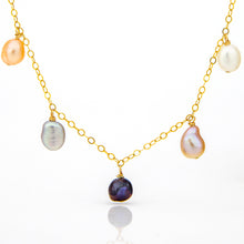 Load image into Gallery viewer, READY TO SHIP Freshwater Pearl Necklace - 14k Gold Fill FJD$