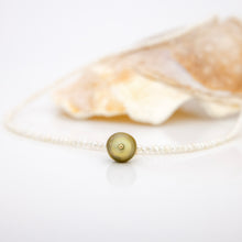 Load image into Gallery viewer, READY TO SHIP Freshwater Pearl Necklace with Civa Fiji Pearl Pendant - 14k Gold Fill FJD$
