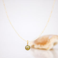 Load image into Gallery viewer, READY TO SHIP Freshwater Pearl Necklace with Civa Fiji Pearl Pendant - 14k Gold Fill FJD$
