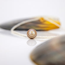 Load image into Gallery viewer, READY TO SHIP Freshwater Pearl Necklace with Civa Fiji Pearl Pendant - 14k Gold Fill FJD$