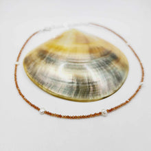 Load image into Gallery viewer, READY TO SHIP Faceted Glass Bead & Freshwater Pearl Necklace - 925 Sterling Silver FJD$