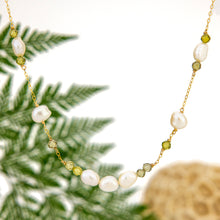 Load image into Gallery viewer, CONTACT US TO RECREATE THIS SOLD OUT STYLE Freshwater Pearl & Faceted Glass Beads Necklace in 14k Gold Fill - FJD$