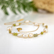 Load image into Gallery viewer, CONTACT US TO RECREATE THIS SOLD OUT STYLE Freshwater Pearl & Faceted Glass Beads Necklace in 14k Gold Fill - FJD$