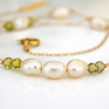 Load image into Gallery viewer, CONTACT US TO RECREATE THIS SOLD OUT STYLE Freshwater Pearl & Faceted Glass Beads Necklace in 14k Gold Fill - FJD$