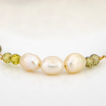 Load image into Gallery viewer, CONTACT US TO RECREATE THIS SOLD OUT STYLE Freshwater Pearl & Faceted Glass Beads Necklace in 14k Gold Fill - FJD$
