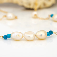 Load image into Gallery viewer, CONTACT US TO RECREATE THIS SOLD OUT STYLE Freshwater Pearl & Faceted Glass Beads Necklace in 14k Gold Fill - FJD$