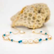 Load image into Gallery viewer, CONTACT US TO RECREATE THIS SOLD OUT STYLE Freshwater Pearl & Faceted Glass Beads Necklace in 14k Gold Fill - FJD$