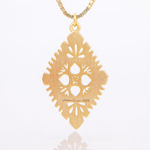 Load image into Gallery viewer, READY TO SHIP Diamond Masi Necklace - 14k Gold Fill & 18k Gold Vermeil FJD$
