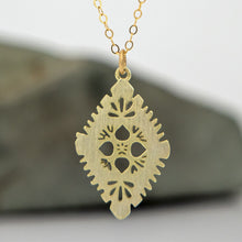 Load image into Gallery viewer, READY TO SHIP Diamond Masi Necklace - 14k Gold Fill & 18k Gold Vermeil FJD$