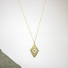 Load image into Gallery viewer, READY TO SHIP Diamond Masi Necklace - 14k Gold Fill & 18k Gold Vermeil FJD$