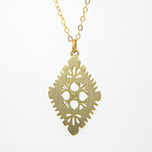 Load image into Gallery viewer, READY TO SHIP Diamond Masi Necklace - 14k Gold Fill & 18k Gold Vermeil FJD$