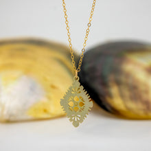 Load image into Gallery viewer, READY TO SHIP Diamond Masi Necklace - 14k Gold Fill & 18k Gold Vermeil FJD$