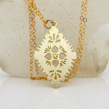 Load image into Gallery viewer, READY TO SHIP Diamond Masi Necklace - 14k Gold Fill & 18k Gold Vermeil FJD$
