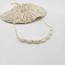 Load image into Gallery viewer, READY TO SHIP Mother of Pearl Necklace - 14k Gold Fill FJD$