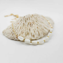 Load image into Gallery viewer, READY TO SHIP Mother of Pearl Necklace - 14k Gold Fill FJD$