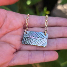 Load image into Gallery viewer, READY TO SHIP Mother of Pearl Necklace - 14k Gold Fill FJD$