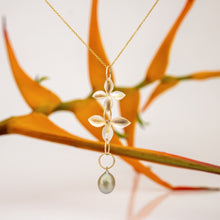Load image into Gallery viewer, READY TO SHIP Civa Fiji Saltwater Pearl & Mother of Pearl Necklace - 14k Gold Fill FJD$
