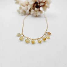 Load image into Gallery viewer, READY TO SHIP Rutilated Quartz Necklace - 14k Gold Fill FJD$