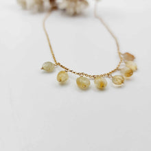 Load image into Gallery viewer, READY TO SHIP Rutilated Quartz Necklace - 14k Gold Fill FJD$