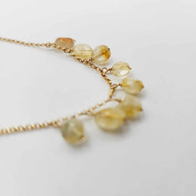 Load image into Gallery viewer, READY TO SHIP Rutilated Quartz Necklace - 14k Gold Fill FJD$