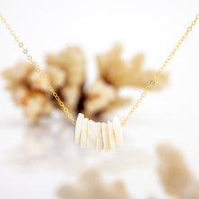 Load image into Gallery viewer, READY TO SHIP Shell Money Necklace - 14k Gold Fill FJD$