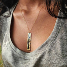 Load image into Gallery viewer, READY TO SHIP Tapa Necklace in 18k Gold Vermeil & 14k Gold Fill - FJD$