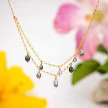 Load image into Gallery viewer, CONTACT US TO RECREATE THIS SOLD OUT STYLE Keshi Pearl Layered Necklace in 14k Gold Fill - FJD$