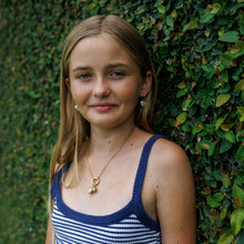 Load image into Gallery viewer, READY TO SHIP Civa Fiji Pearl Necklace with Pineapple Charm - Gold Plated over Stainless Steel FJD$