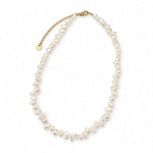 Load image into Gallery viewer, Freshwater Pearl Choker Necklace - Gold Plated over Stainless Steel FJD$