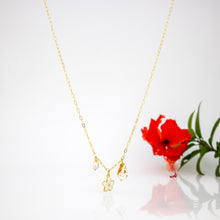 Load image into Gallery viewer, READY TO SHIP Freshwater Pearl, Shell & Charm Necklace - Gold Plated FJD$
