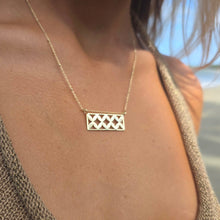 Load image into Gallery viewer, Frangipani Bua Bar Necklace - 18k Gold Vermeil FJD$