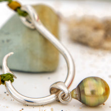 Load image into Gallery viewer, CONTACT US TO RECREATE THIS SOLD OUT STYLE Civa Fiji Pearl Fish Hook Necklace - Nylon & 925 Sterling Silver FJD$