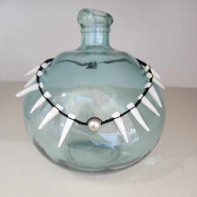 Load image into Gallery viewer, READY TO SHIP Civa Fiji Pearl & Mother of Pearl Necklace - Nylon & 925 Sterling Silver FJD$