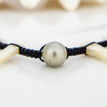 Load image into Gallery viewer, READY TO SHIP Civa Fiji Pearl & Mother of Pearl Necklace - Nylon & 925 Sterling Silver FJD$
