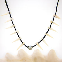 Load image into Gallery viewer, READY TO SHIP Civa Fiji Pearl & Mother of Pearl Necklace - Nylon & 925 Sterling Silver FJD$