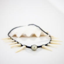 Load image into Gallery viewer, READY TO SHIP Civa Fiji Pearl & Mother of Pearl Necklace - Nylon & 925 Sterling Silver FJD$