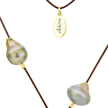 Load image into Gallery viewer, READY TO SHIP Civa Fiji & Freshwater Pearl Lariat Necklace - Nylon FJD$