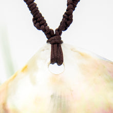 Load image into Gallery viewer, READY TO SHIP Unisex Mother of Pearl Nylon Necklace - FJD$