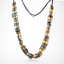 Load image into Gallery viewer, READY TO SHIP Unisex Mother of Pearl Nylon Strand Necklace - FJD$